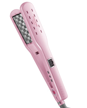Fer à cheveux volumisant VOLOOM Petite vue de face avec affichage LED