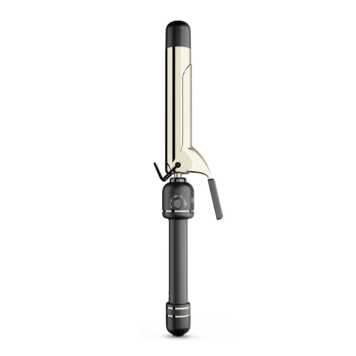 Fer à friser 24K Gold HOT TOOLS vue de face avec baril allongé