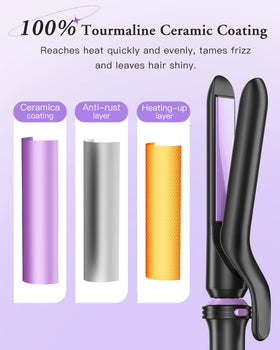 Fer à friser BESTOPE PRO avec différents embouts pour boucles