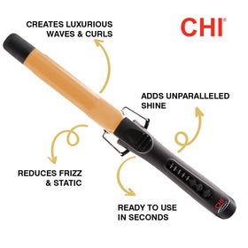 Fer à friser CHI en céramique tourmaline 1″ vue arrière