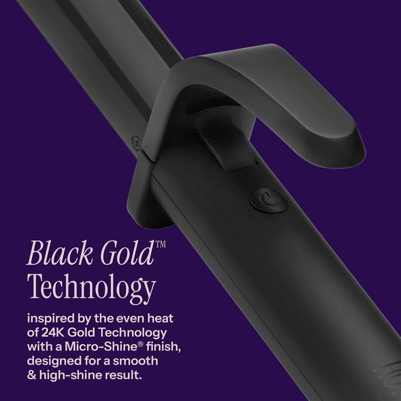Fer à friser HOT TOOLS Black Gold avec affichage numérique