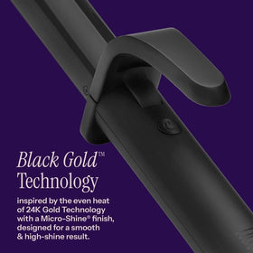 Fer à friser HOT TOOLS Black Gold avec affichage numérique