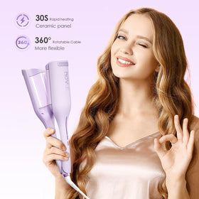 Fer à friser NOVUS affichant les réglages de température