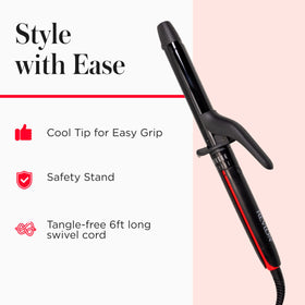 Fer à friser REVLON avec bouton marche/arrêt accessible