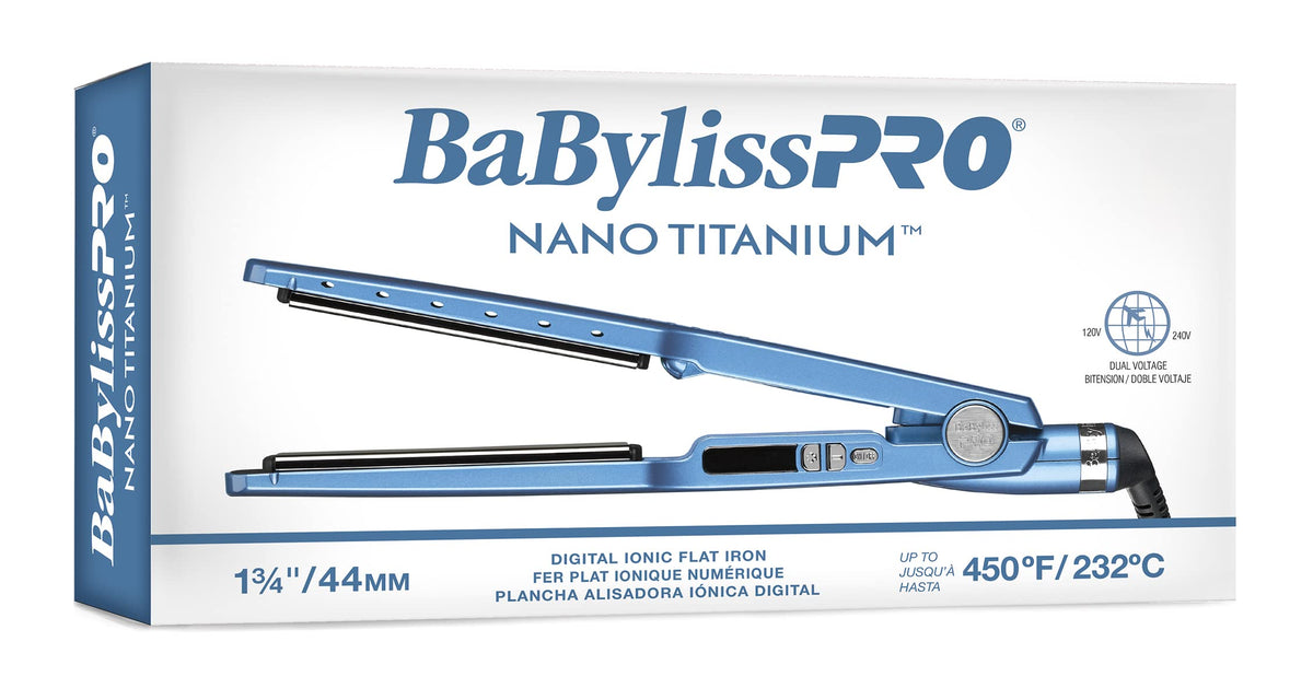 Fer à lisser BaBylissPRO posé sur une coiffeuse