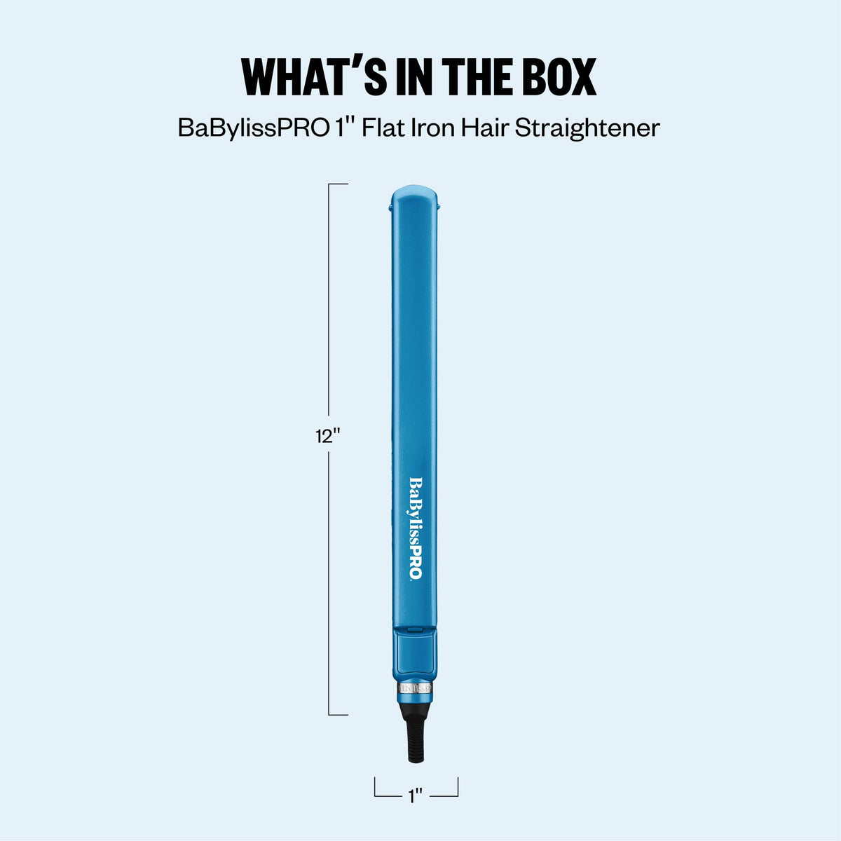 Fer à lisser BaBylissPRO Ultra Fin 1" avec finition brillante