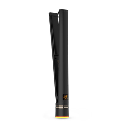 Fer à lisser HOT TOOLS 1 pouce Noir Or vue avant avec écran LED