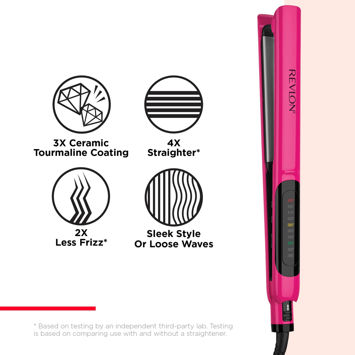 Fer à lisser REVLON avec cordon électrique