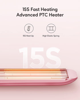 Fer à lisser wavytalk rose gold en mode rangement avec verrou