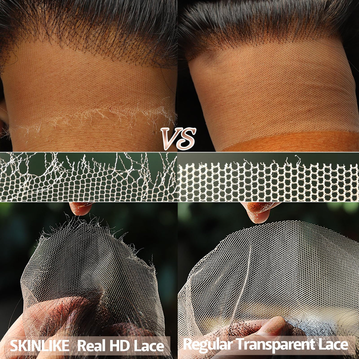 Fermeture BEEOS avec ligne de cheveux naturelle