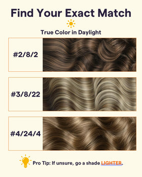 Fermeture des extensions cheveux marron foncé Full Shine