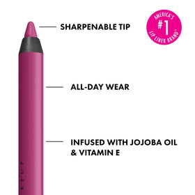 Fermeture du crayon à lèvres NYX avec la pointe fine