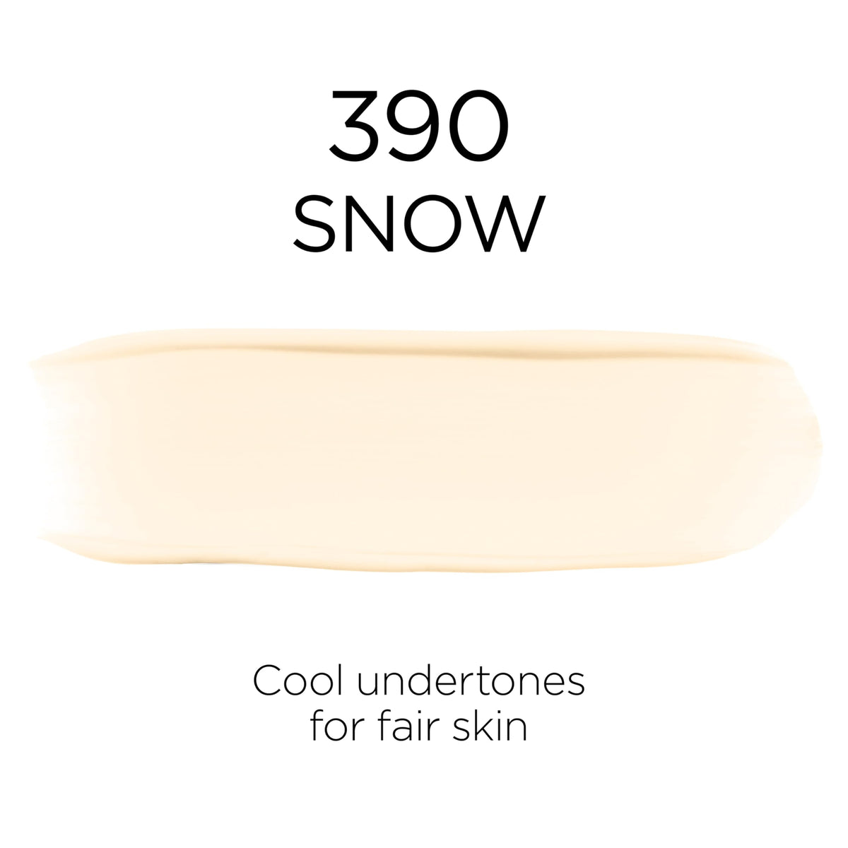 Fermeture du flacon L'Oreal Paris Fond de Teint 390 Snow