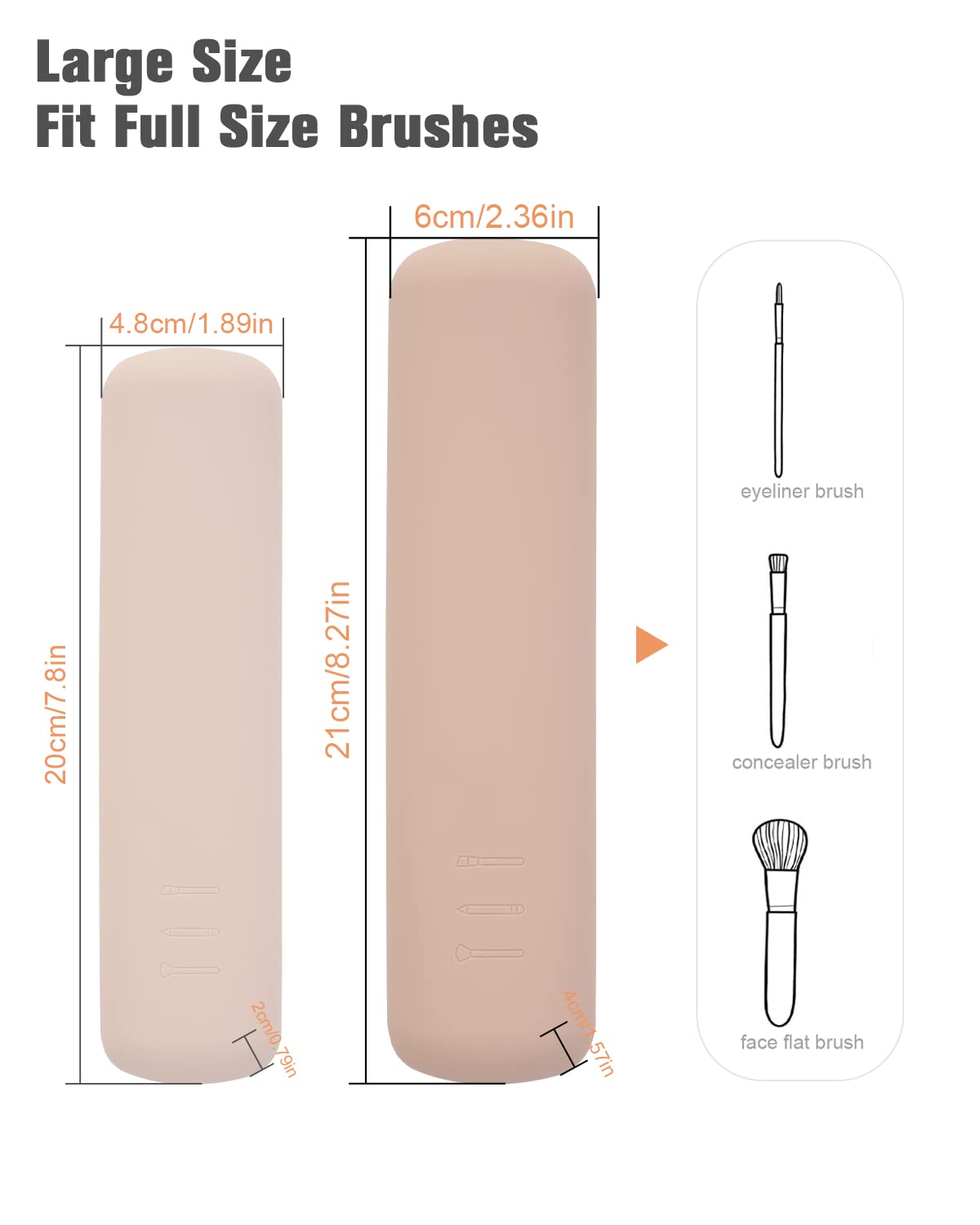 FERYES support de pinceaux de maquillage en usage quotidien