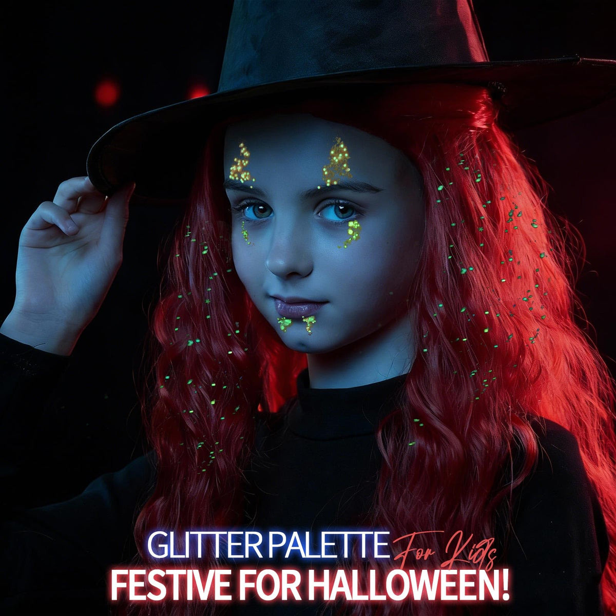 Fête avec des paillettes luminescentes Fandamei sur les invités