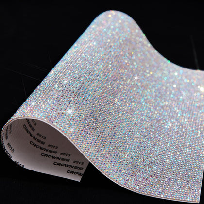 Feuille de strass autocollante HANWER 9,4 x 7,9 pouces en couleur AB