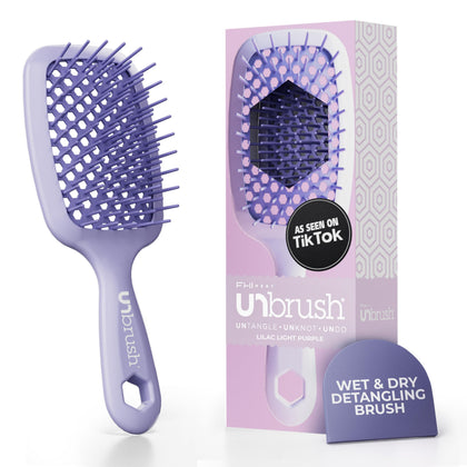 FHI Heat UNbrush brosse démêlante lilas vue de face