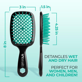 FHI Heat UNbrush brosse démêlante sur cheveux secs