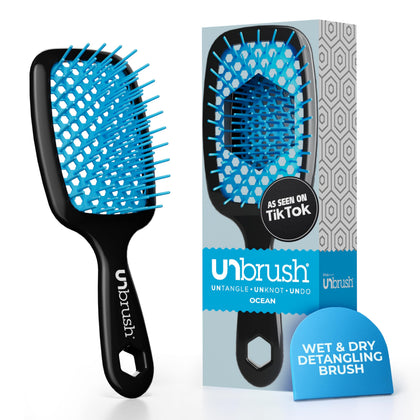 FHI Heat UNbrush brosse démêlante vue de face couleur océan