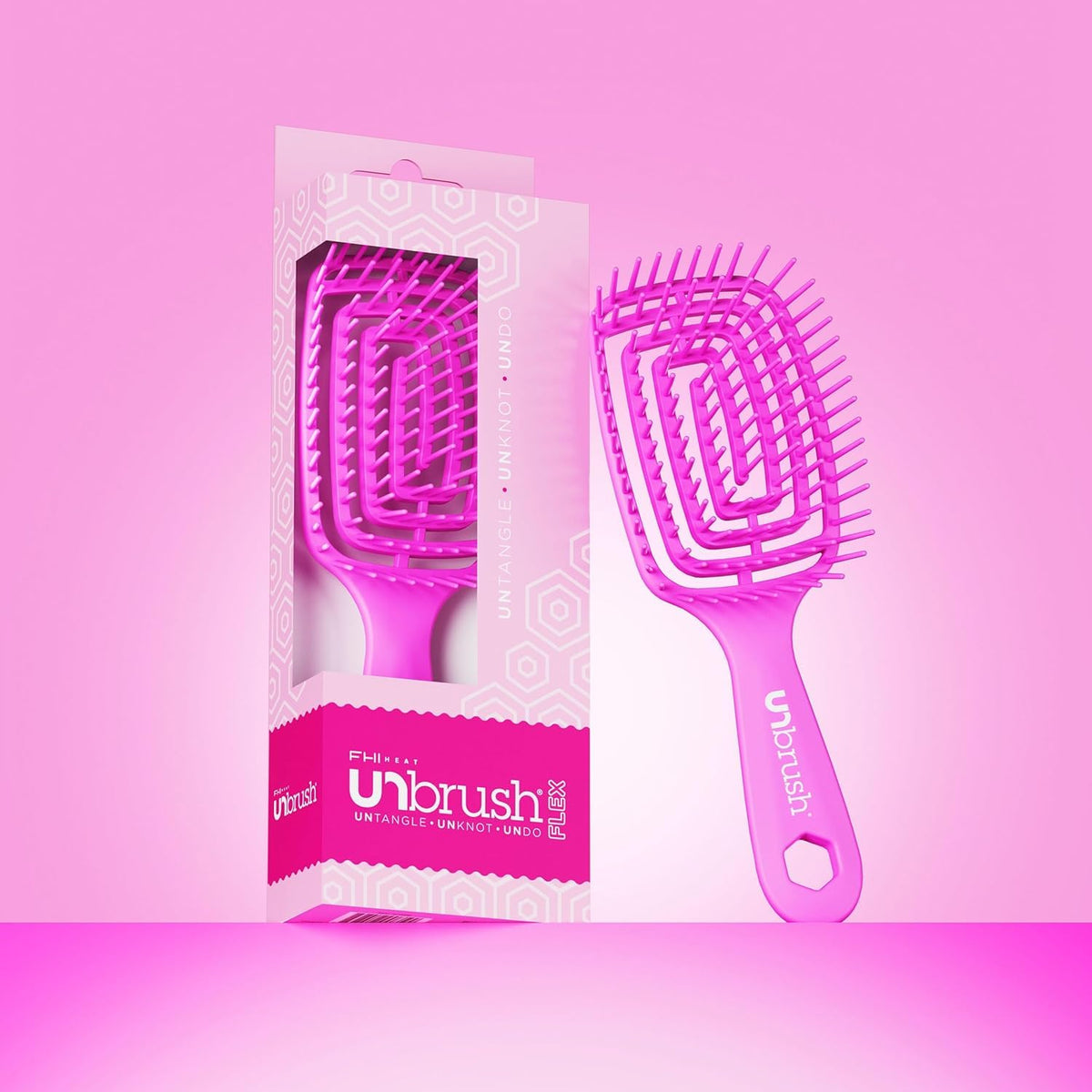 FHI Heat UNbrush Flex brosse démêlante en vue latérale
