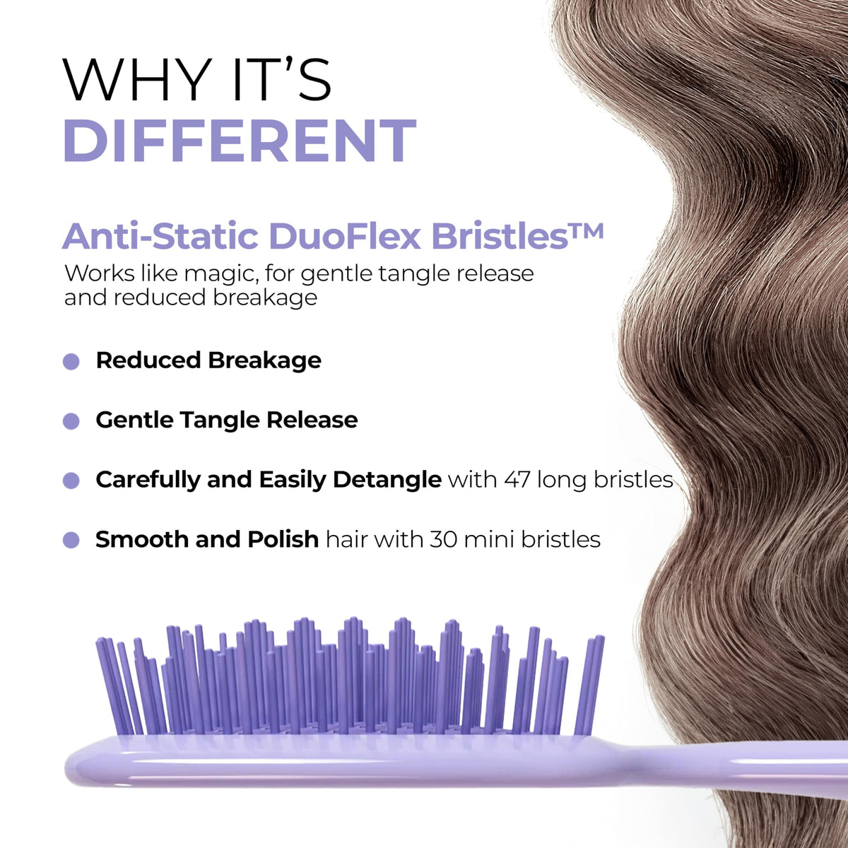 FHI Heat UNbrush Mini Brosse Démêlante côté avec picots