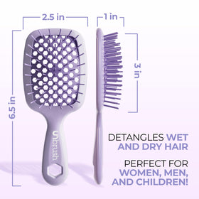 FHI Heat UNbrush Mini Brosse Démêlante en utilisation sur cheveux secs