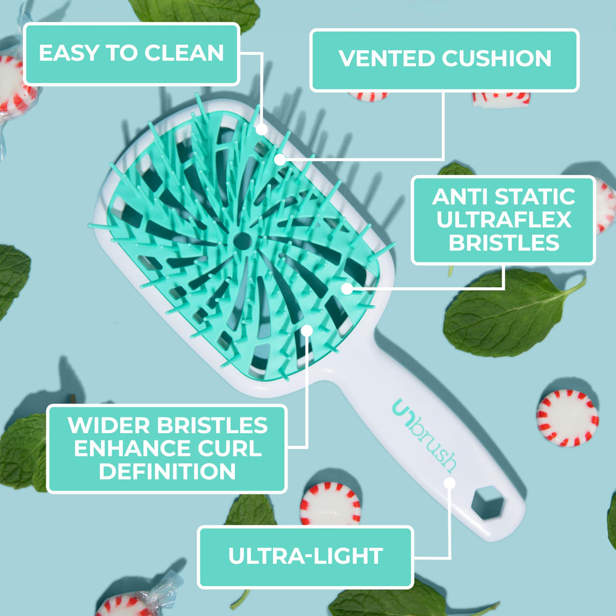 FHI Heat UNbrush Plus brosse sur un plan de travail