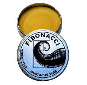 Fibonacci Mustache Wax application sur moustache