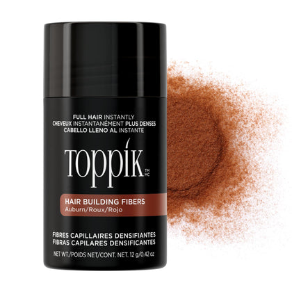 Fibres capillaires Toppik Auburn 60g vue de face