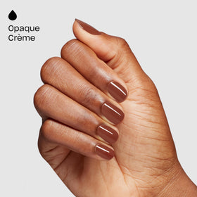 Fini lisse et brillant du vernis OPI Slip Dressed Up