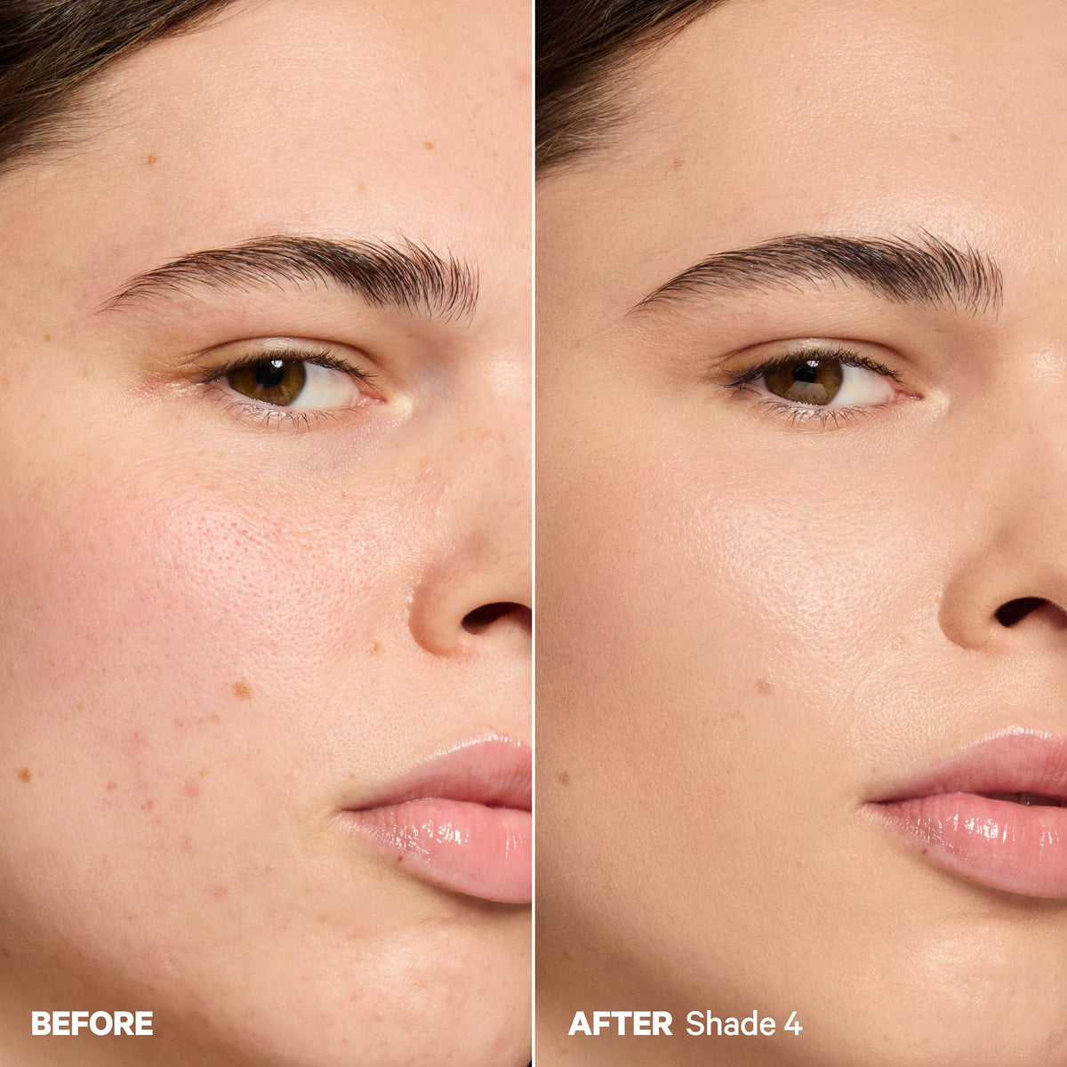 Fini naturel du Hydro Grip Gel Skin Tint sur la peau