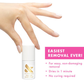Finition brillante du Vernis Gel Olive & June sous lampe LED