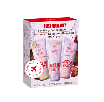 First Aid Beauty KP Bump Eraser Trio ensemble de gommages corps 2 oz frais