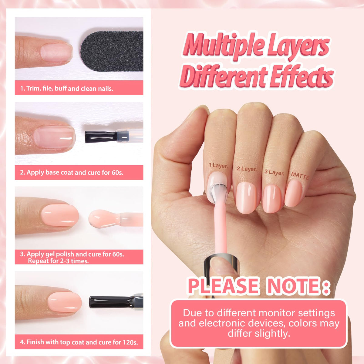 Flacon argenté du vernis gel Makartt Jelly Bright Nude