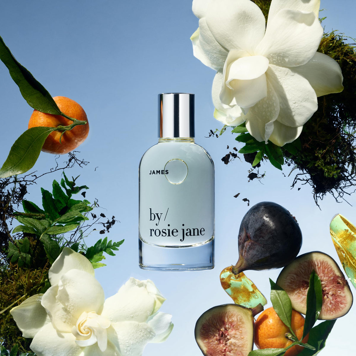 Flacon By Rosie Jane Eau De Parfum (James) sur fond blanc