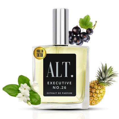 Flacon d'ALT. FRAGRANCES Executive No. 26 extrait de parfum 100ml en vue avant