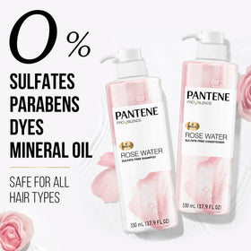 Flacon d'après-shampooing Pantene 17,9 oz vue de côté