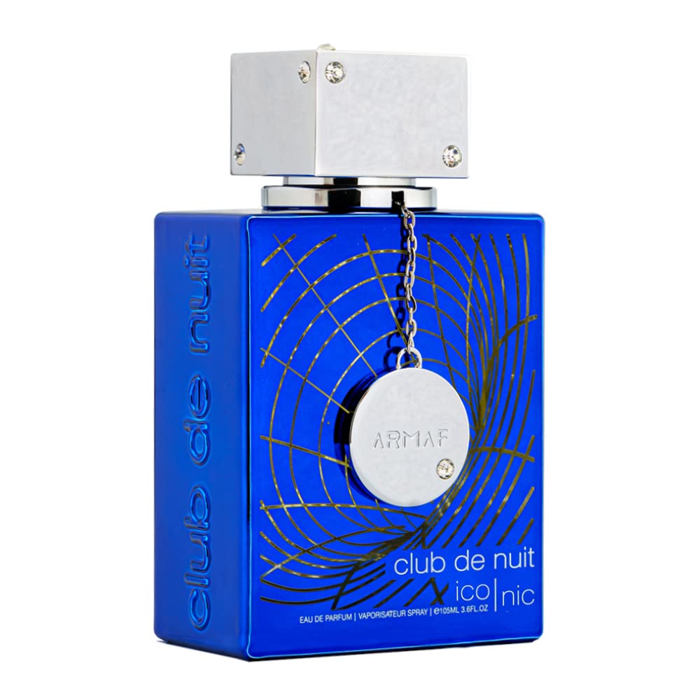 Flacon d'Armaf Club de Nuit Blue Iconic Eau de Parfum 105ml vue de face