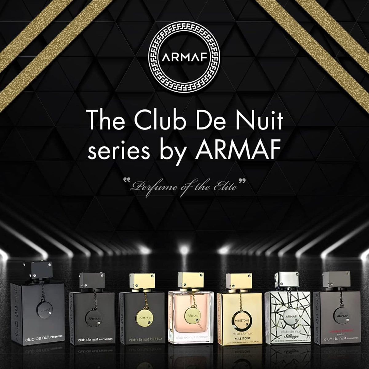 Flacon d'ARMAF Club De Nuit Intense 100 ml à côté de ses notes