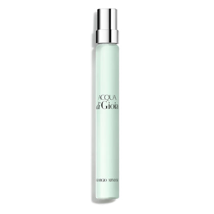 Flacon d'Armani Beauty Acqua di Gioia Eau de Parfum 10ml avec capuchon vert émeraude