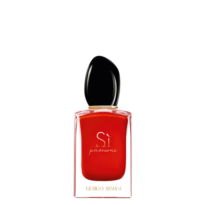Flacon d'Armani Si Passione Eau de Parfum 50ml avec design élégant