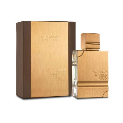 Flacon d'Eau de Parfum Al Haramain Amber Oud Gold Edition 60 ml vue de face