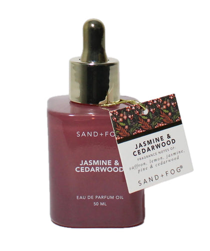 Flacon d'Eau de Parfum Huile Sand + Fog Jasmine et Cèdre 50ml avec compte-gouttes