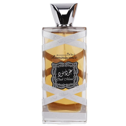 Flacon d'eau de parfum Lattafa Oud Mood Reminiscence 100 ml vue de face