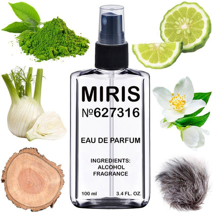Flacon d'Eau de Parfum MIRIS 100 ml vue avant avec bouchon