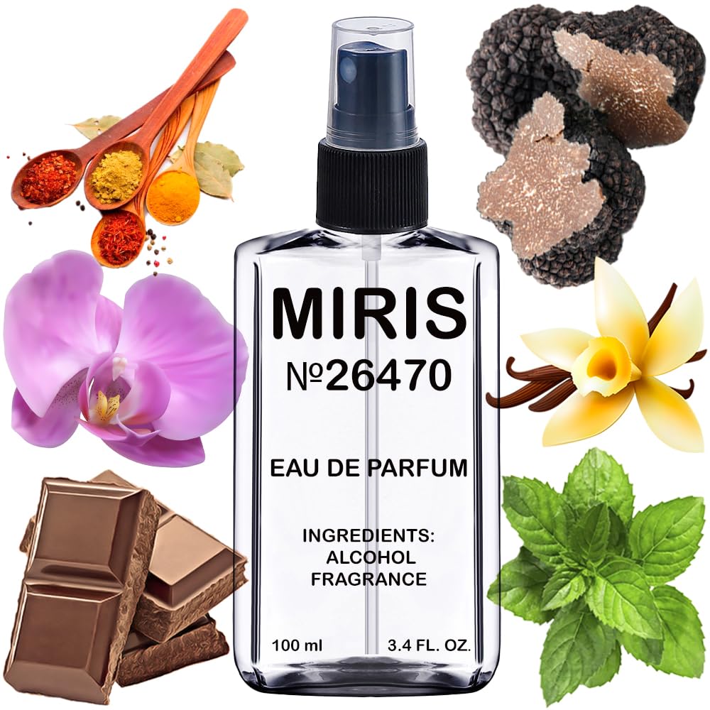 Flacon d'Eau de Parfum MIRIS 100 ml vue avant avec bouchon