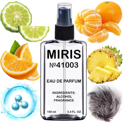 Flacon d'Eau de Parfum MIRIS 100 ml vue avant avec design élégant