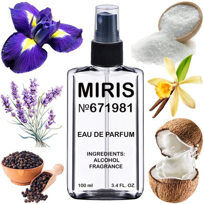 Flacon d'Eau de Parfum MIRIS 100 ml vue de face