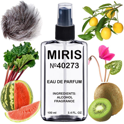 Flacon d'Eau de Parfum MIRIS 100ml vue de face avec bouchon