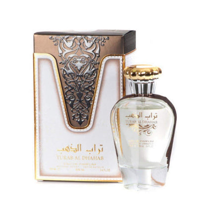 Flacon d'Eau de Parfum Turab Al Dhahab d'Ard Al Zaafaran 100ML vue de face